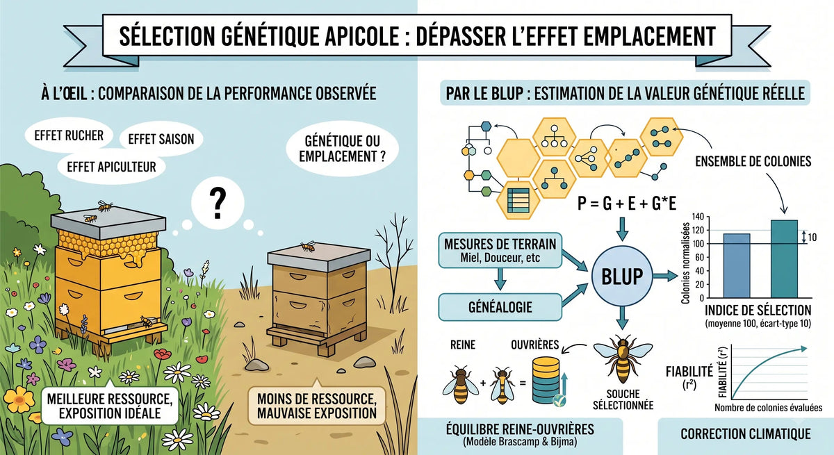 Pourquoi votre meilleure colonie n'a pas forcément la meilleure génétique Les Ruchers de Potter